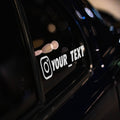 Custom Side window Instagram Stickers x2