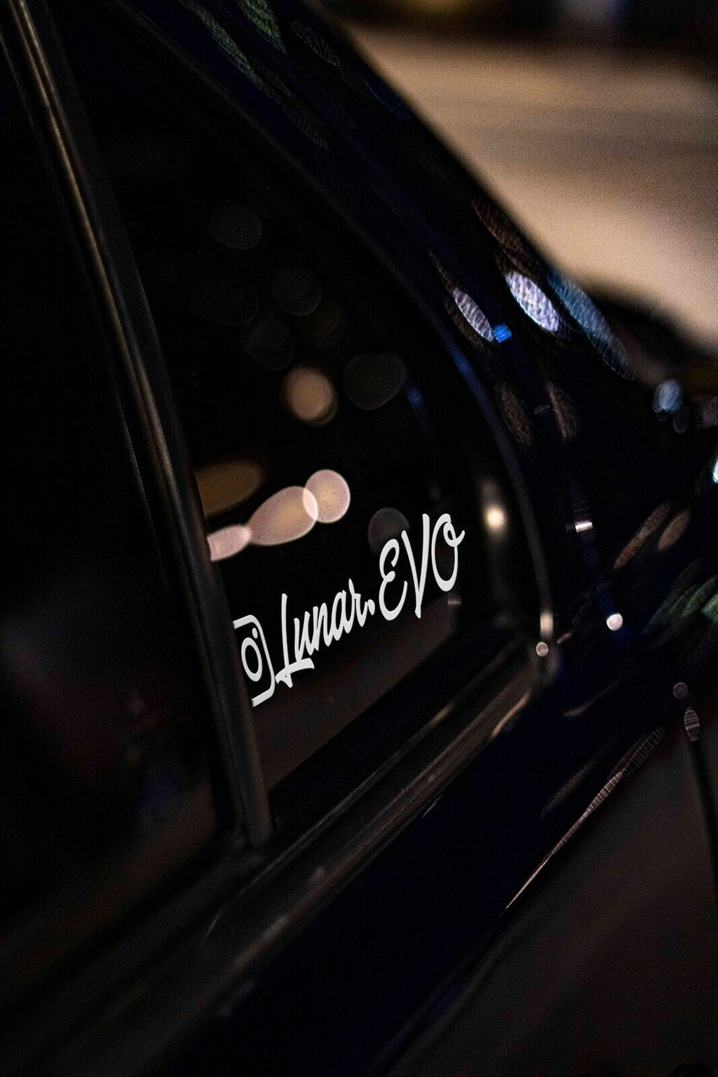 Custom Instagram vinyl sticker of Instagram handle on car